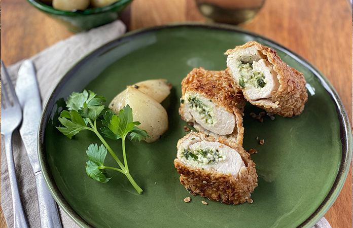 Blanc de volaille farci au fromage Boulette de Wallonie