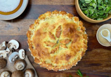 Tourte aux champignons