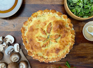 Tourte aux champignons