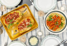 Courge spaghetti farcie
