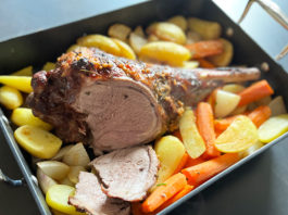 Gigot d’agneau aux légumes d’automne