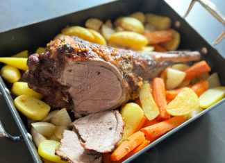 Gigot d’agneau aux légumes d’automne