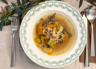 Bouillon à la queue de bœuf