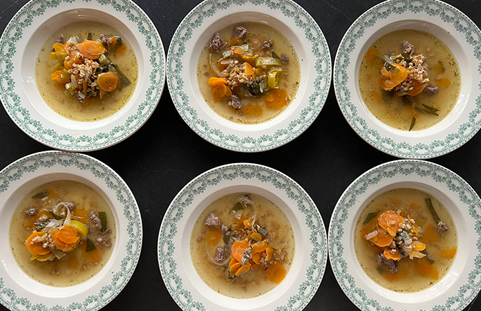 Bouillon à la queue de bœuf