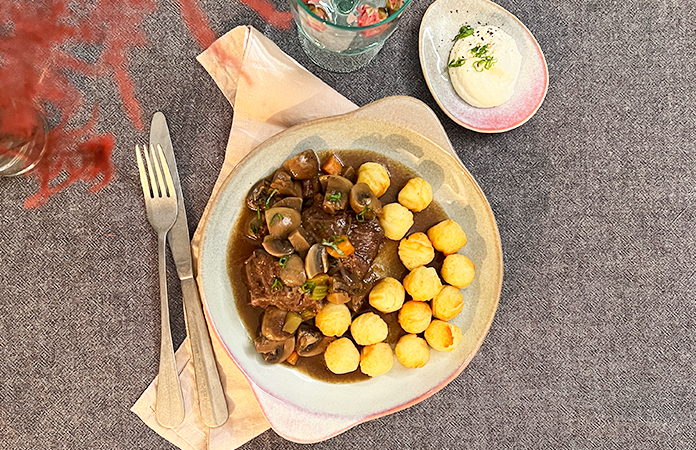 Joues de bœuf façon carbonade