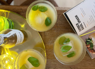 Gimber gin basil smash