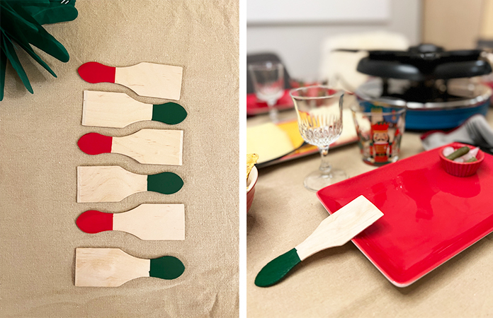 Spatule raclette bricolage peinture DIY