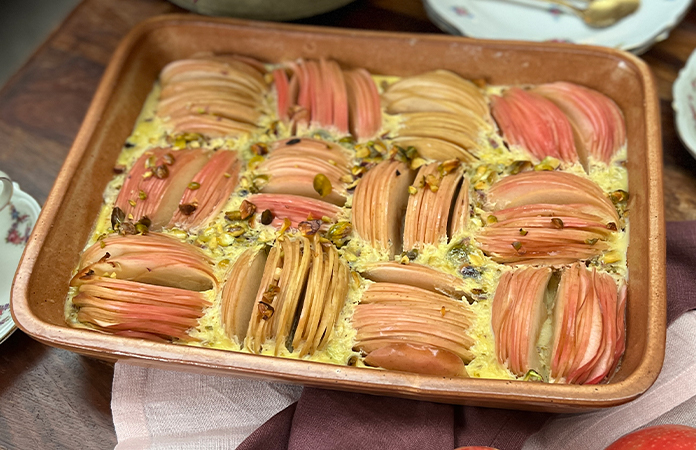 clafouti aux pommes