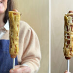 Sucette de saucisse en dentelle de crêpes