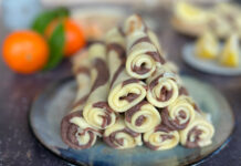 Crêpes bicolores