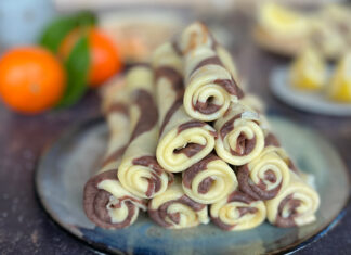 Crêpes bicolores
