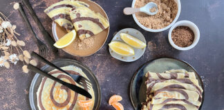 Crêpes bicolores