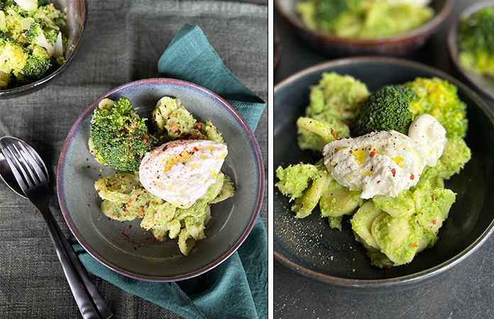 Pâtes à la crème de brocoli