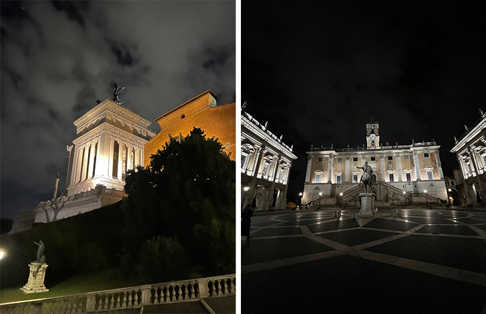 Rome monuments le soir