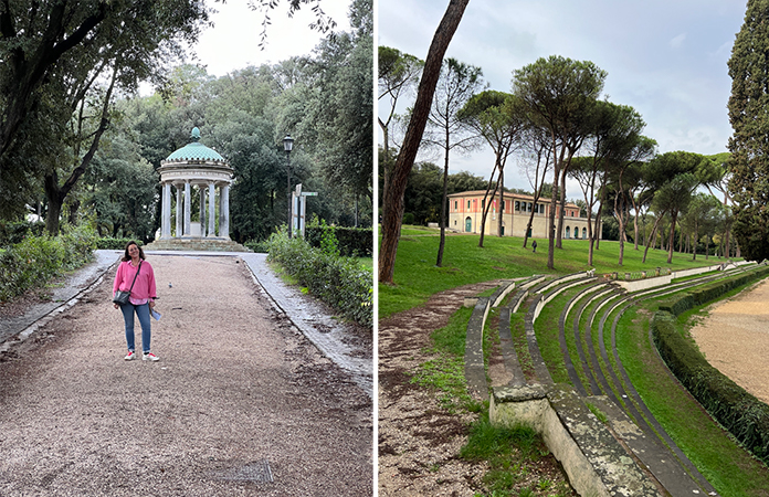 Rome villa borghese