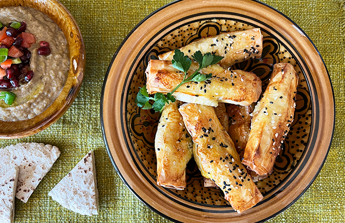 Feuilleté à la feta | La recette des cigares au fromage