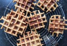 Gaufre à la farine de noix