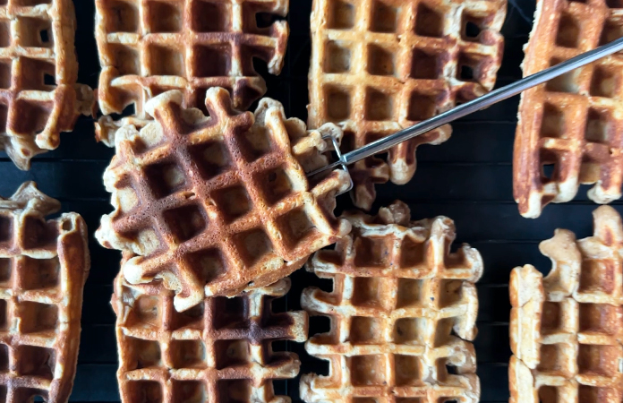 Gaufres à la farine de noix