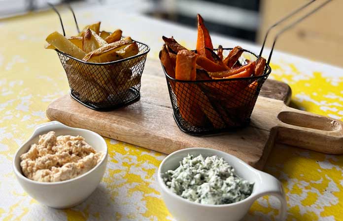 Frites au four | Pomme de terre VS Patate douce 