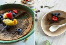 Gâteau chocolat courgettes sans beurre 