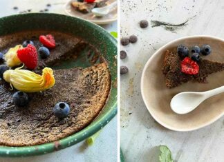 Gâteau chocolat courgettes sans beurre 