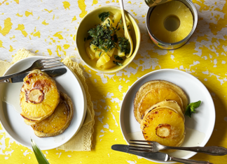 Crêpes à l'ananas