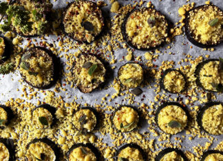 Pizzettes de courgettes et aubergines à la boulette de Wallonie | Une recette végétarienne