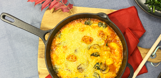 Gnocchi sauce tomate gratiné au four