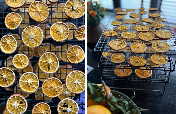 Comment faire sécher des rondelles d’orange ? 