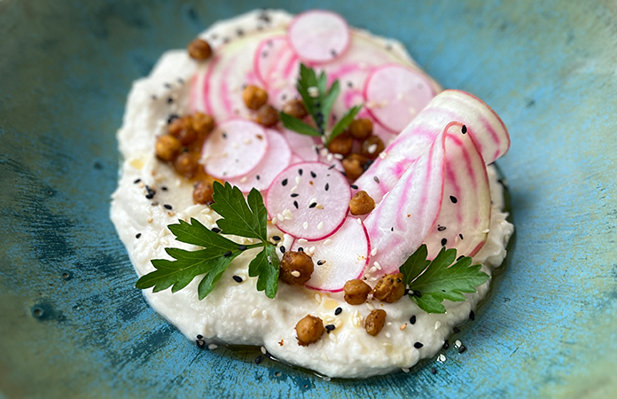 Crème de chou-fleur végane