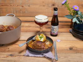 Roulade à la bière ambrée Altus de l’abbaye de Maredret