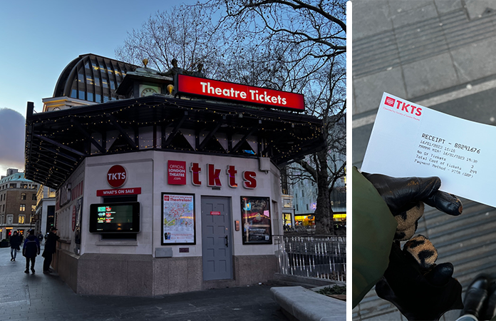 kiosque TKTS Londres 