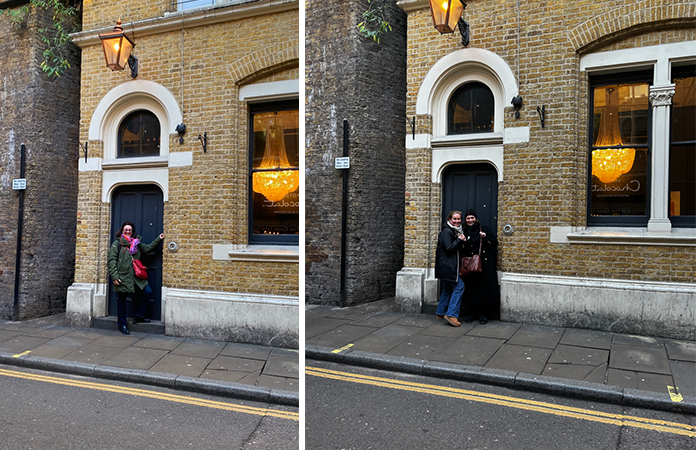 Borough Market Londres porte appartement Bridget Jones