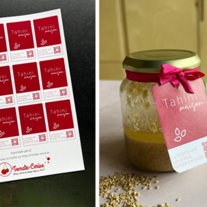 Etiquette tahini maison