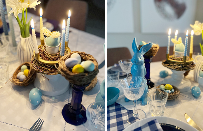 Décoration de table de Pâques