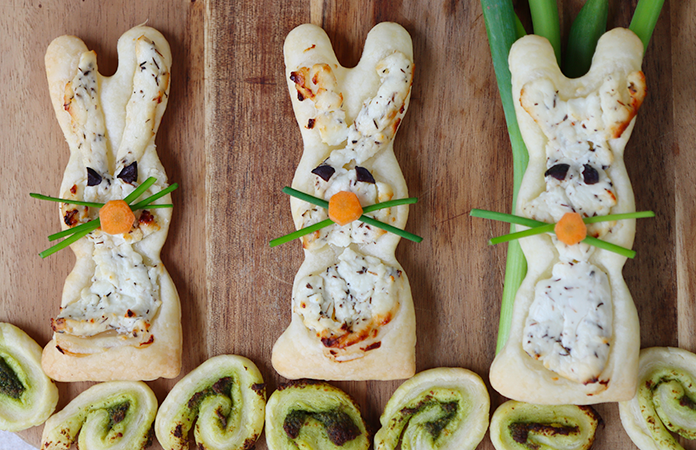 Feuilleté au fromage lapin de Pâques