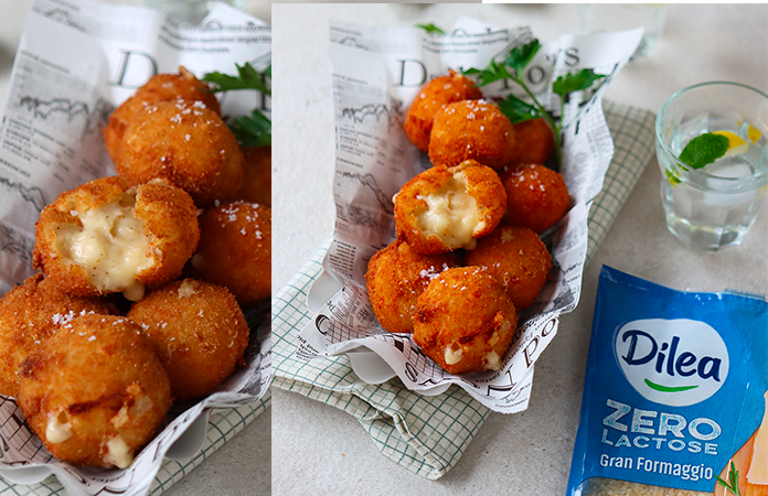 Croquette au fromage sans lactose