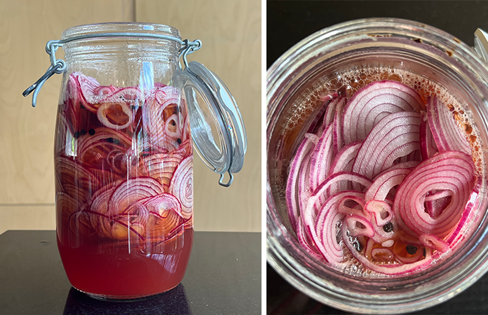 Pickles oignons rouges au vinaigre | Facile, rapide et fait maison 