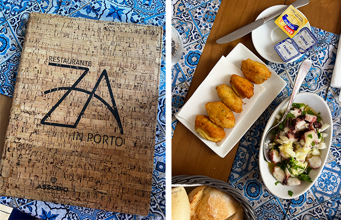 Lunch au Za in Porto restaurant Portugal