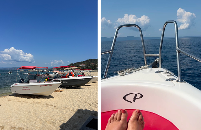 Louer un bateau Halkidiki Grèce