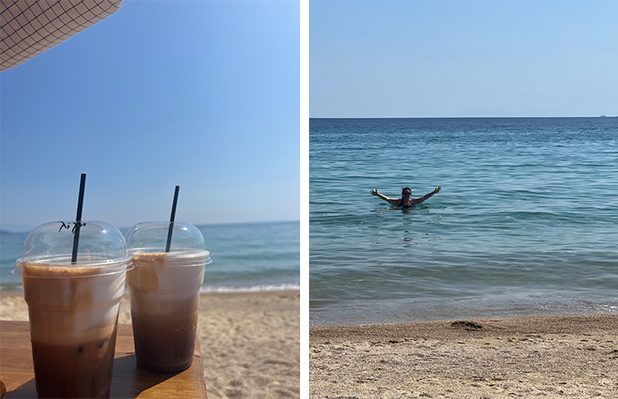 plage Kakoudi Grèce halkidiki
