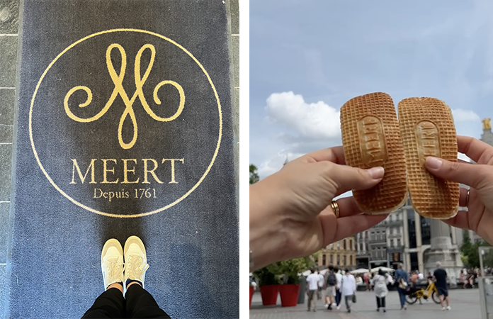 gaufrettes de chez Meert