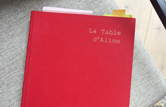 Livre la table d'Aline