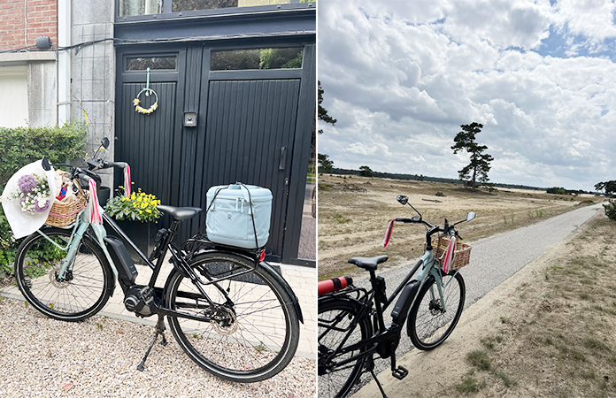 Mon vélo tomate cerise