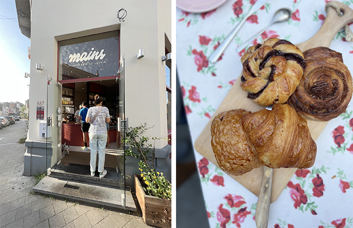 Mains Sourdough Bakery sur la chaussée de Waterloo Uccle
