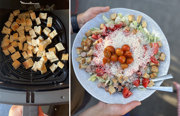 Recette de Croûtons à l'Airfryer