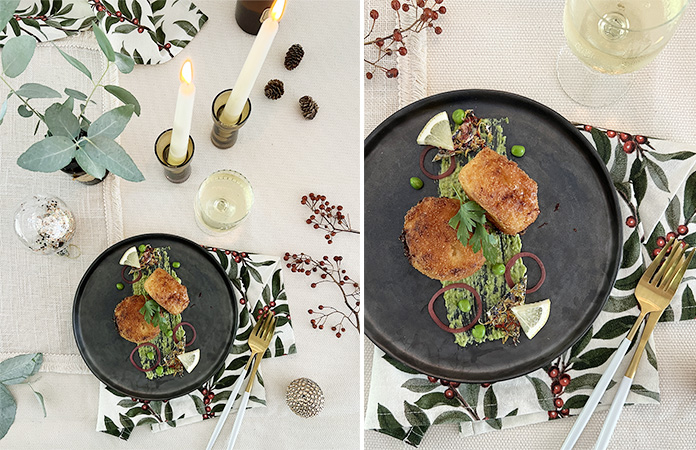 Croquette au fromage festive pour noël