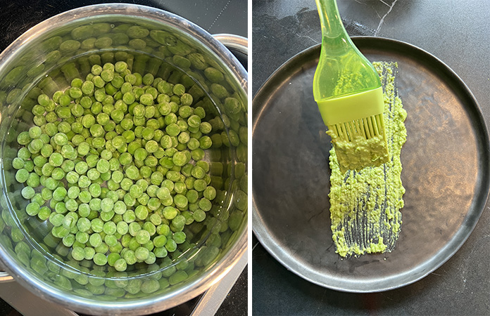 Mousse de petits pois