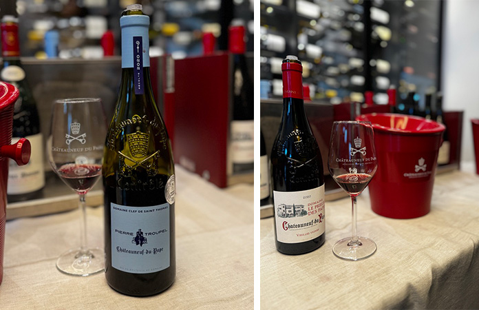 Menssa Christophe Hardiquest et les vins Châteauneuf du pape