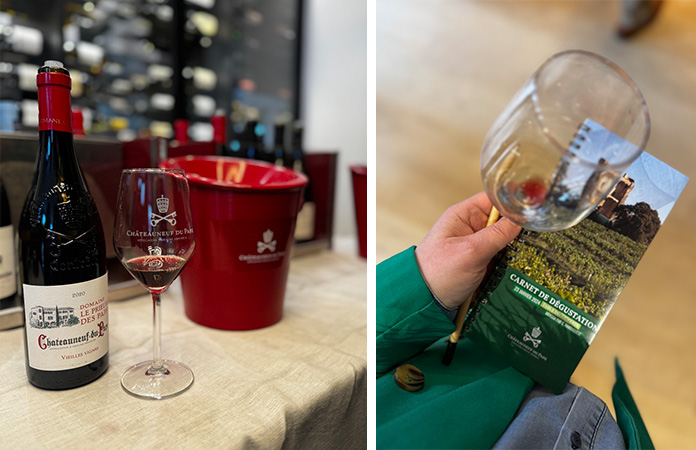 Menssa Christophe Hardiquest et les vins Châteauneuf du pape
